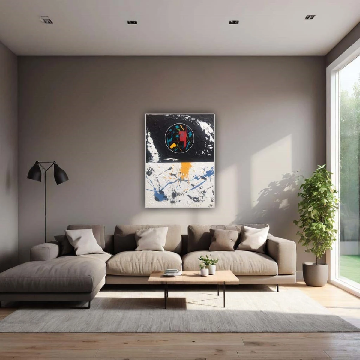 Acrylique, 3 D , lunette 3D inclus, dimension 80 x 60, livraison offerte en France métropolitaine