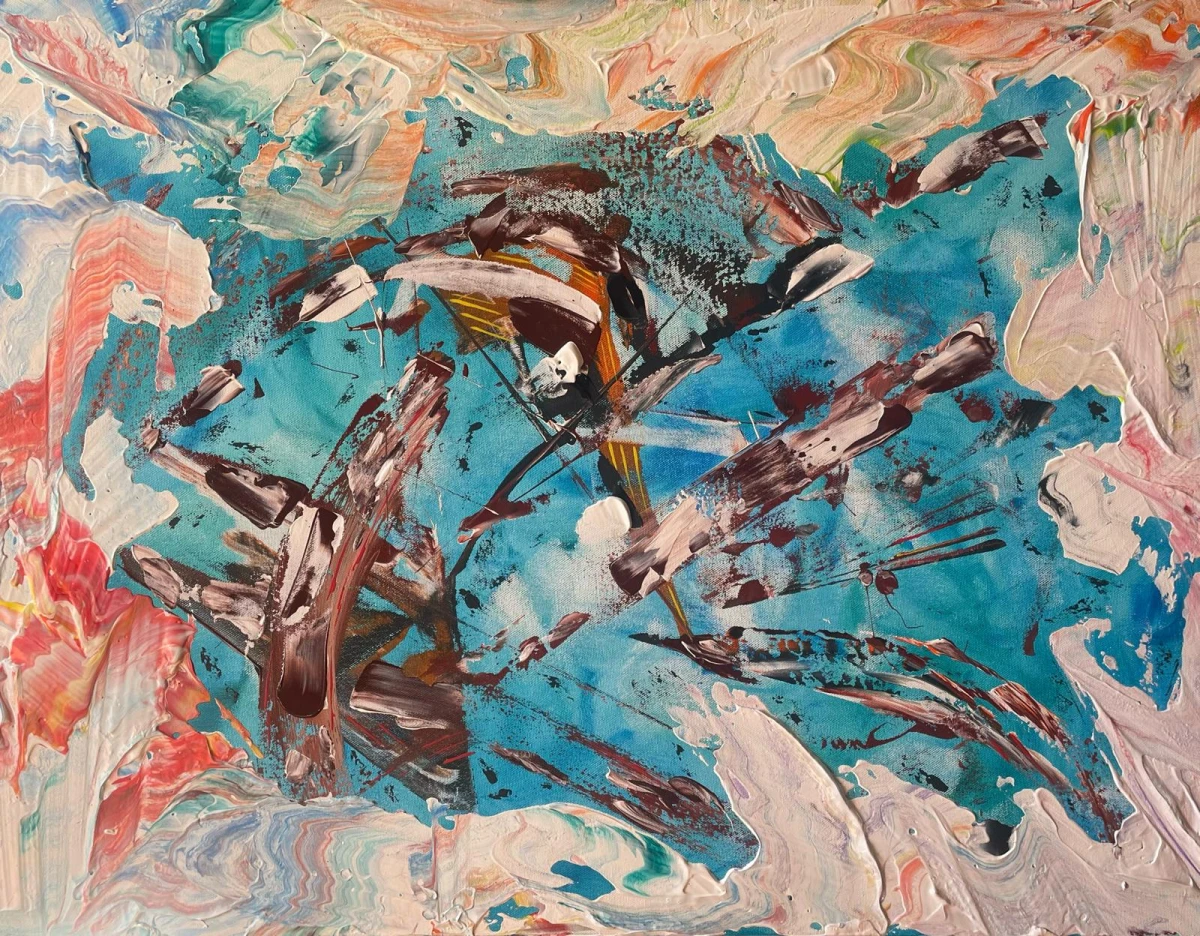 Technique acrylique, 3D, dimension 80 x 60. Livraison offerte en France. Certificat d’authenticité et lunettes 3D inclus