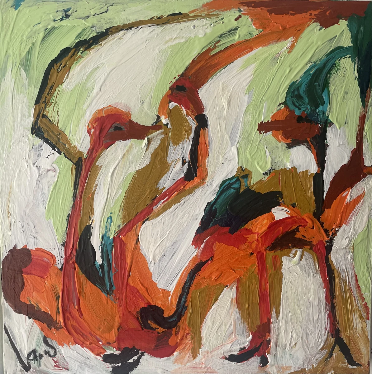 Technique acrylique,3 D, 50 X 50. Lunettes 3 D et certificat d’authenticité inclus .Livraison offerte France