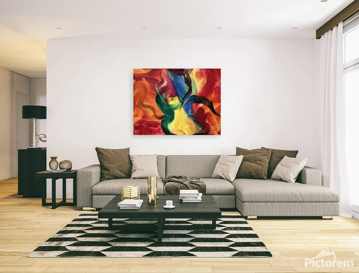 Technique encaustique (cire d’abeille) 3D, dimension 80 x 60. Livraison offerte en France.Certificat d’authenticité et lunettes 3D inclus